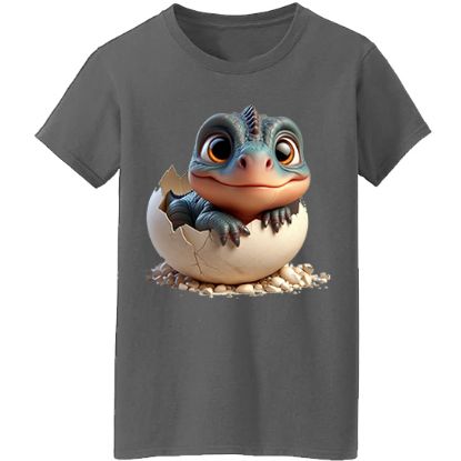 Picture of Smiling Baby Dinosaur Hatchling T-Shirt- copy