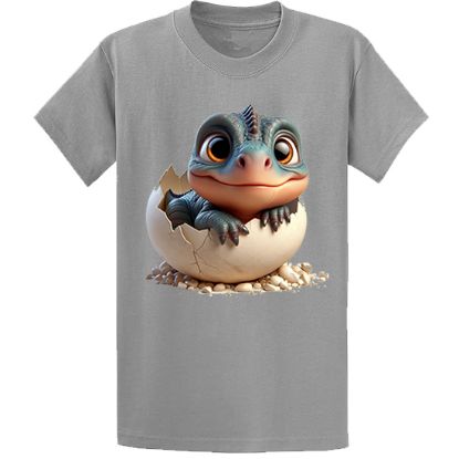 Picture of Smiling Baby Dinosaur Hatchling T-Shirt- copy