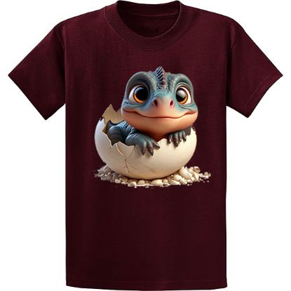 Picture of Smiling Baby Dinosaur Hatchling T-Shirt- copy