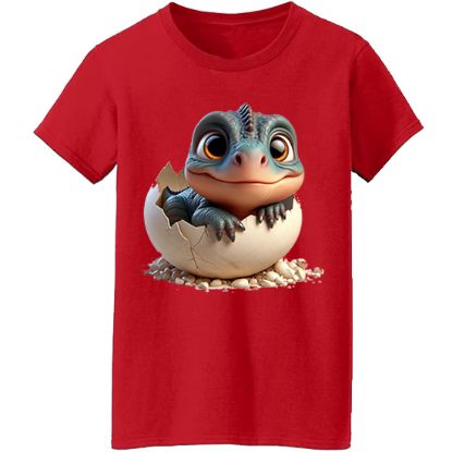 Picture of Smiling Baby Dinosaur Hatchling T-Shirt- copy