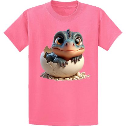 Picture of Smiling Baby Dinosaur Hatchling T-Shirt- copy