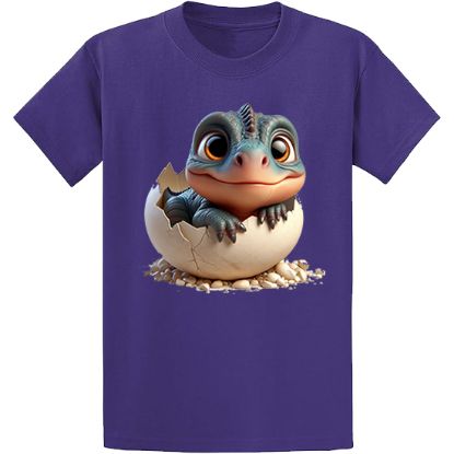 Picture of Smiling Baby Dinosaur Hatchling T-Shirt- copy