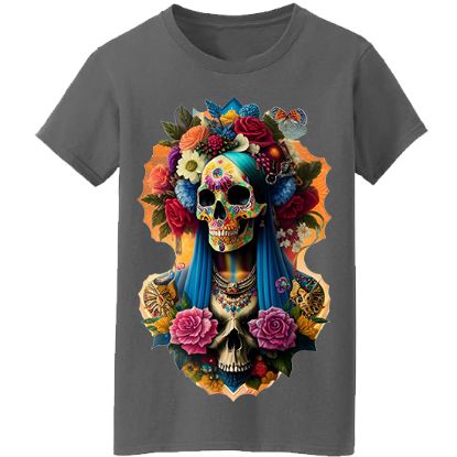 Picture of "Day of the Dead Sugar Skull" Unisex T-Shirt