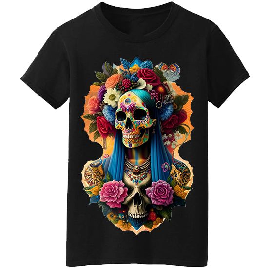 Picture of "Day of the Dead Sugar Skull" Unisex T-Shirt