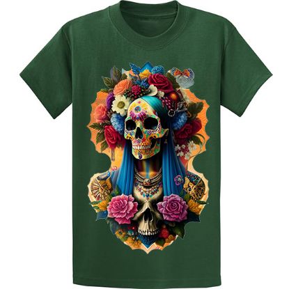 Picture of "Day of the Dead Sugar Skull" Unisex T-Shirt