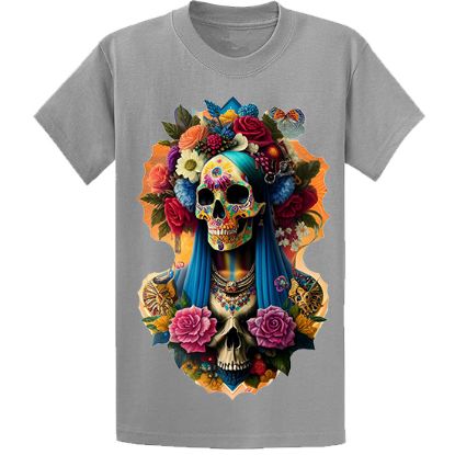 Picture of "Day of the Dead Sugar Skull" Unisex T-Shirt