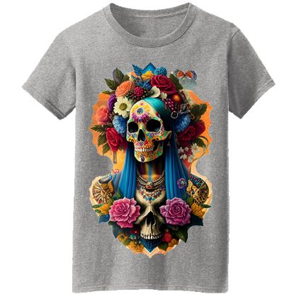 Picture of "Day of the Dead Sugar Skull" Unisex T-Shirt