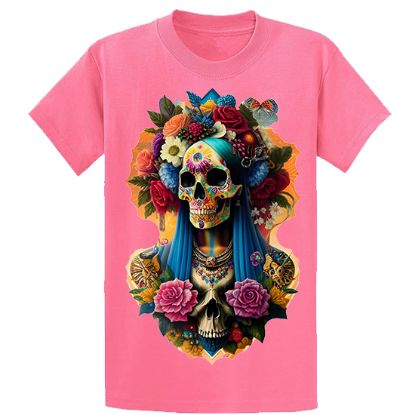 Picture of "Day of the Dead Sugar Skull" Unisex T-Shirt