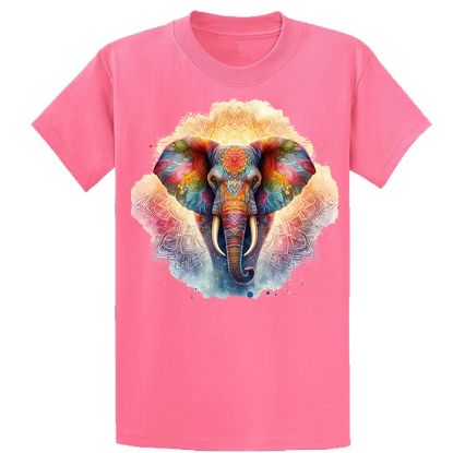 Picture of Colorful Elephant Mandala Unisex T-Shirt