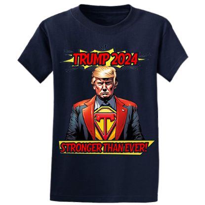 Picture of Trump 2024 "Stronger Than Ever" Superhero Unisex T-Shirt