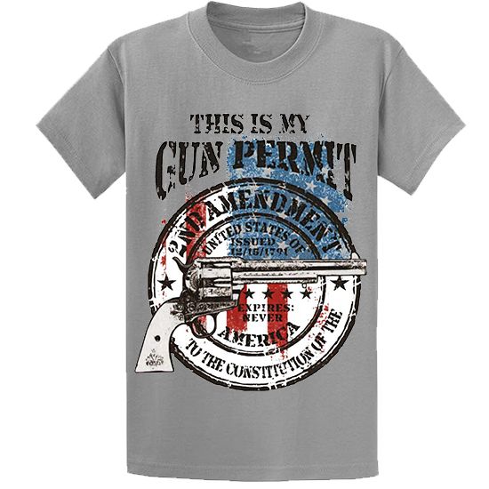 Picture of "This is My Gun Permit" 2nd Amendment Unisex T-Shirt