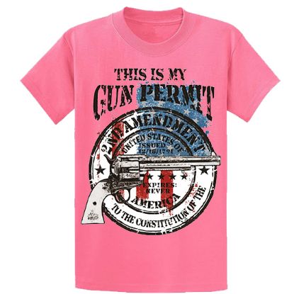 Picture of "This is My Gun Permit" 2nd Amendment Unisex T-Shirt