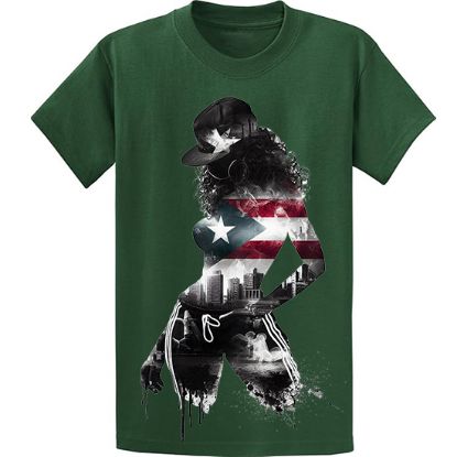 Picture of Puerto Rican Flag Urban Streetwear Unisex T-Shirt