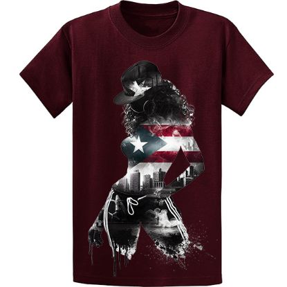 Picture of Puerto Rican Flag Urban Streetwear Unisex T-Shirt