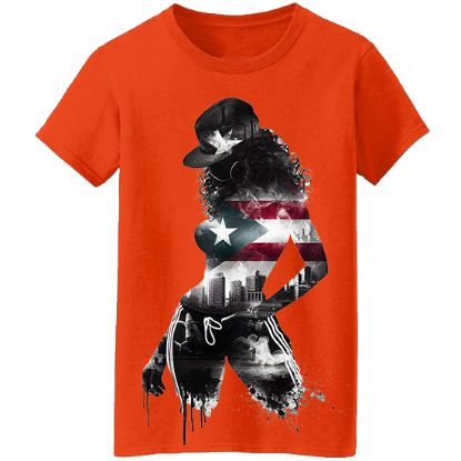 Picture of Puerto Rican Flag Urban Streetwear Unisex T-Shirt