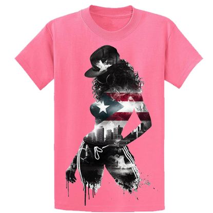 Picture of Puerto Rican Flag Urban Streetwear Unisex T-Shirt