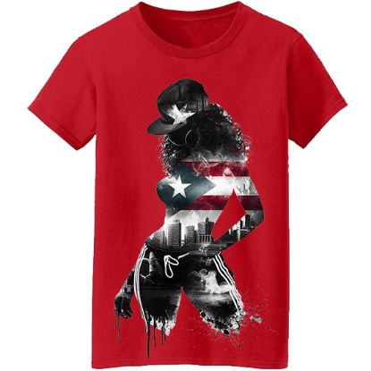 Picture of Puerto Rican Flag Urban Streetwear Unisex T-Shirt