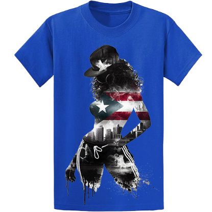 Picture of Puerto Rican Flag Urban Streetwear Unisex T-Shirt