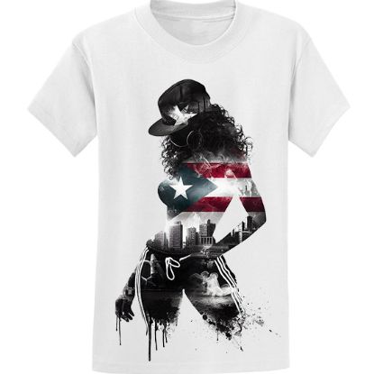 Picture of Puerto Rican Flag Urban Streetwear Unisex T-Shirt