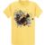 Picture of Vibrant Bee Abstract Art T-Shirt