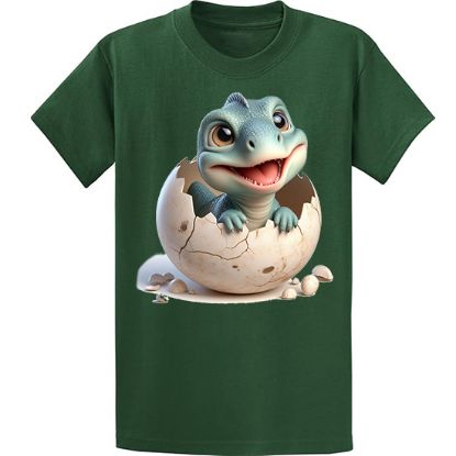 Picture of Adorable Baby Dinosaur Hatchling T-Shirt