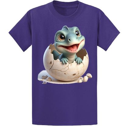 Picture of Adorable Baby Dinosaur Hatchling T-Shirt