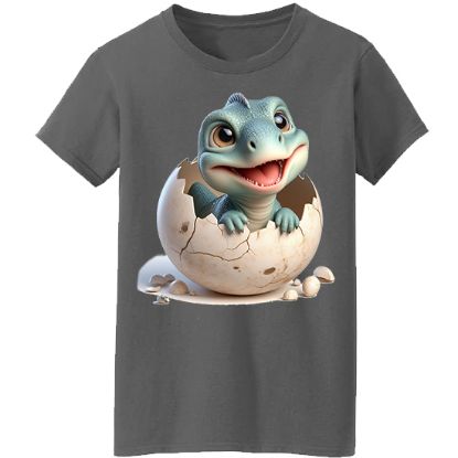 Picture of Adorable Baby Dinosaur Hatchling T-Shirt