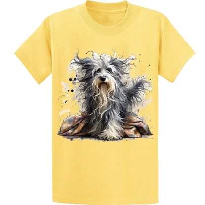 Picture of Shaggy Dog Vibes – Watercolor Pet Art Edition