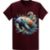 Picture of Cosmic Splash Manatee T-Shirt - Vibrant Oceanic Art