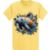 Picture of Cosmic Splash Manatee T-Shirt - Vibrant Oceanic Art