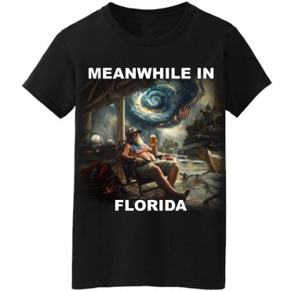 Picture of "Old Florida Vibes" – Surviving the Storm T-Shirt