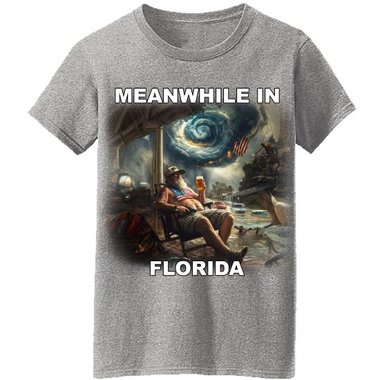 Picture of "Old Florida Vibes" – Surviving the Storm T-Shirt