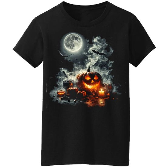 Picture of Moonlit Mischief - Enchanted Pumpkin Halloween