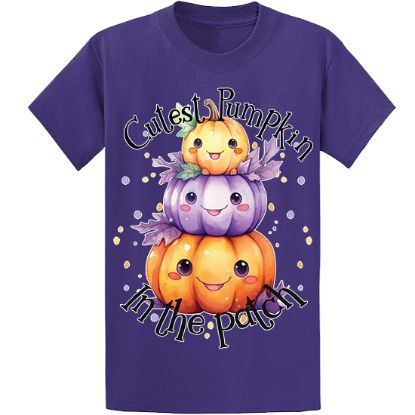 Picture of Cutest Pumpkin in the Patch Halloween T-Shirt