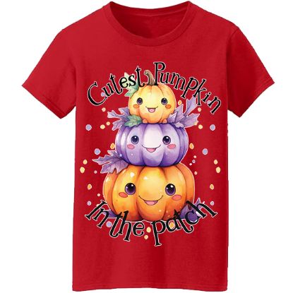 Picture of Cutest Pumpkin in the Patch Halloween T-Shirt