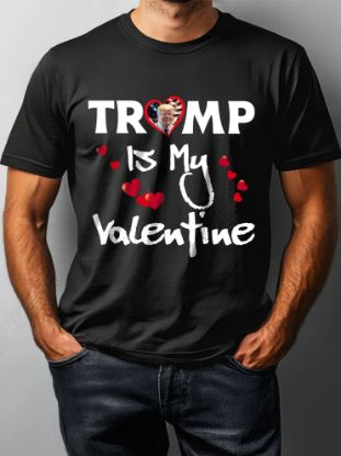 Picture of Trump is My Valentine T-Shirt