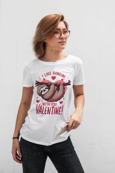 Picture of I Like Hanging with You, Valentine! T-shirt