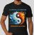 Picture of Flowing Like Water, Burning Like Fire - Yin Yang T-Shirt