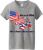 Picture of Made in USA with Country of Choice Parts T-Shirt – Customizable Country Design