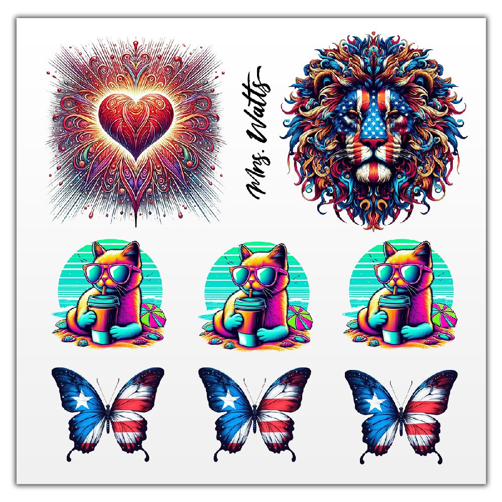 DTF Gang Sheet Example 1